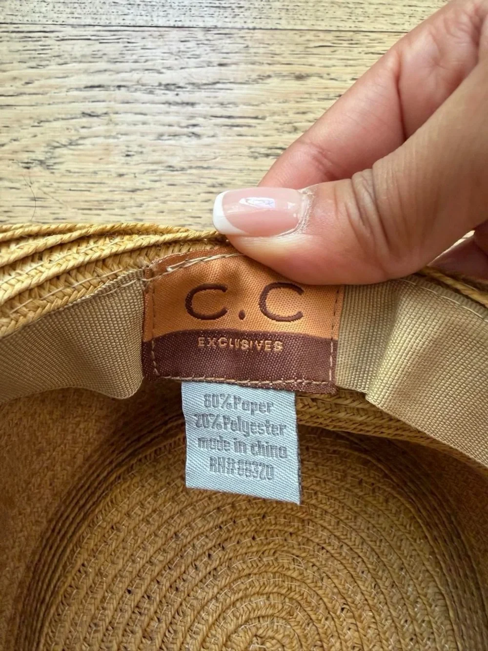 Women’s Straw Sun Hat - Natural Beige